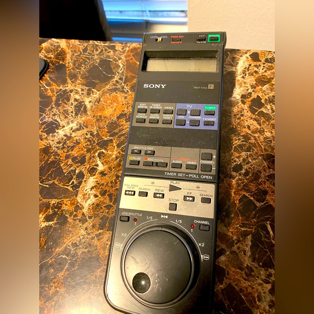 Sony RMT-V5A TV VCR Remote Control SLV5RUC SLVR4C SLVR5 SLVR5C SLVR5UC